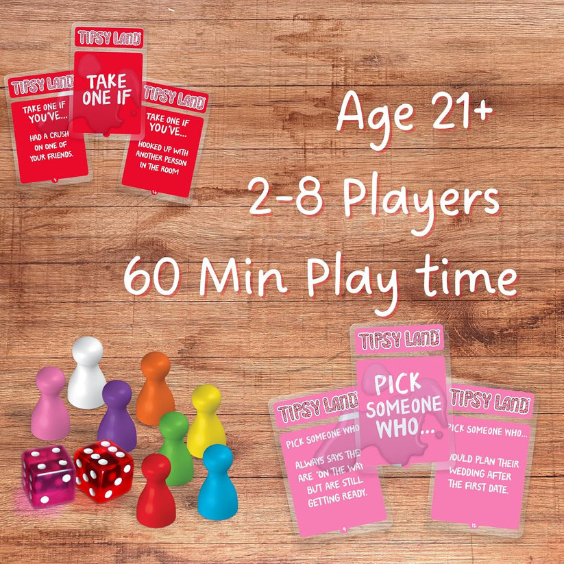 🎲 Ultimate Party Board Game for 3-8 Players – Fun, Social & Easy to Play! 🥂