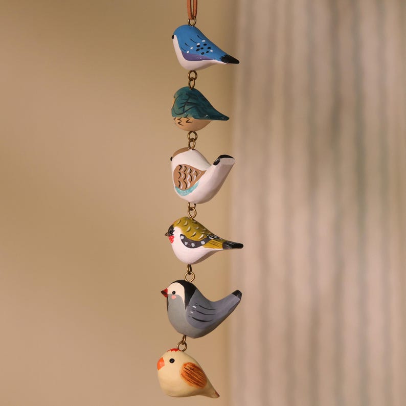 Wooden Bird Ornament